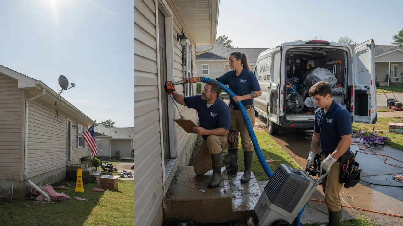 Ceiling Water Damage Restoration in Oilton, OK near me
